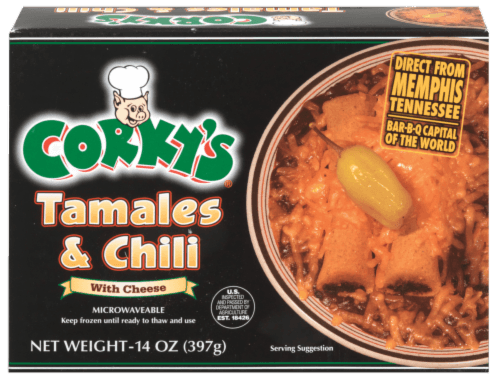 Corky'S Tamales & Chili With Cheese