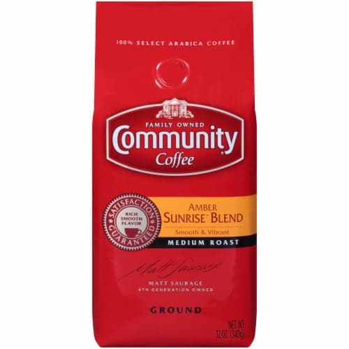 Community Coffee Amber Sunrise Blend Medium Roast Ground Coffee