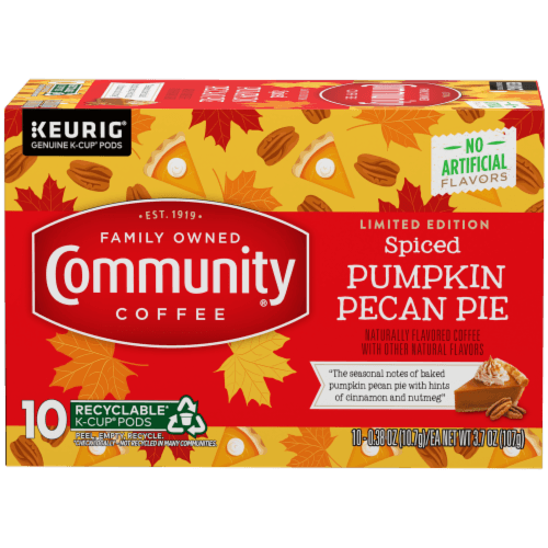 Community Spiced Pumpkin Pecan Pie Single Serve Coffee