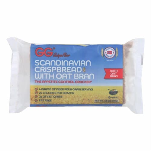 Healthy Valley Scandinavian Crispbread, Oat Bran
