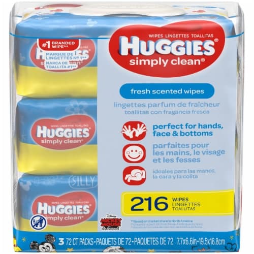 Huggies Simply Clean Fresh Scented Wipes