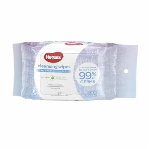 Huggies Wipes, Cleansing, Lightly Scented