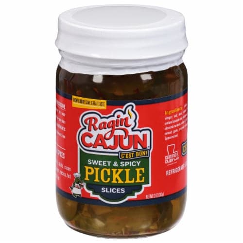Ragin Cajun Fixin'S Pickle Slices, Spicy Sweet