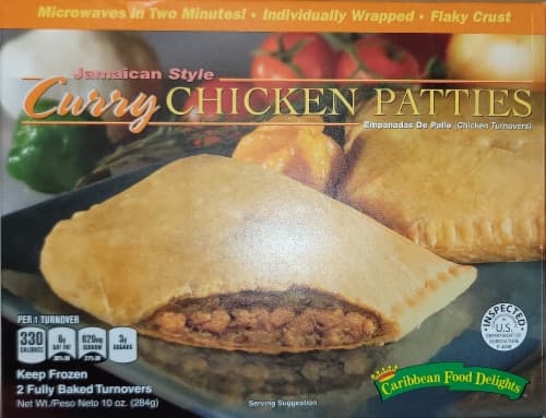 Caribbean Food Delights Jamican Style Curry Chicken Patties