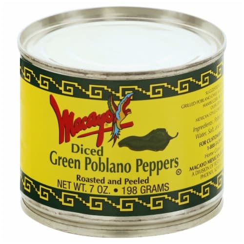 Macayo Diced Green Poblano Peppers