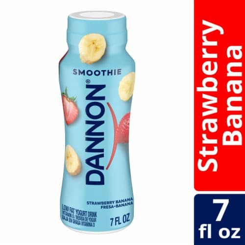 Dannon Strawberry Banana Nonfat Yogurt Smoothie