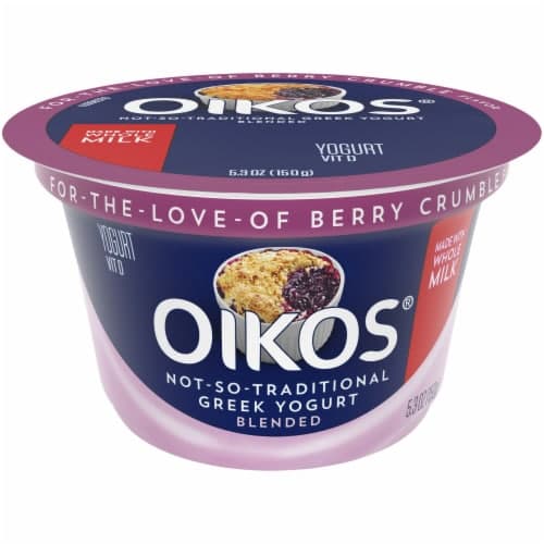 Oikos Whole Milk Berry Crumble Greek Yogurt