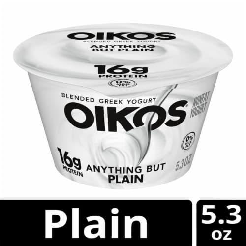 Oikos Blended Plain Greek Nonfat Yogurt