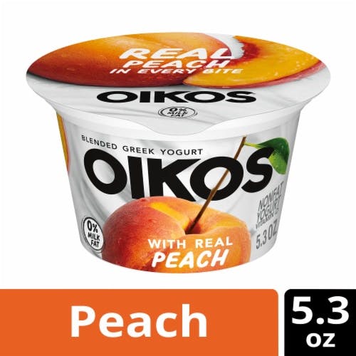 Is it Milk Free? Oikos Blended Peach Greek Nonfat Yogurt