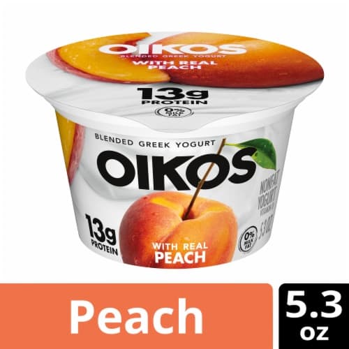 Is it Sesame Free? Oikos Blended Peach Greek Nonfat Yogurt