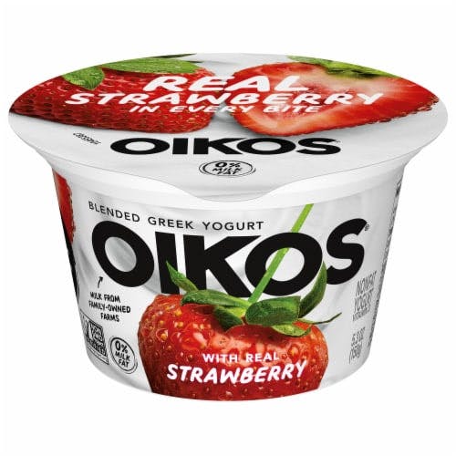 Is it Pescatarian? Oikos Blended Strawberry Greek Nonfat Yogurt