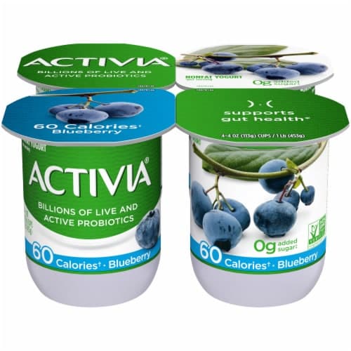 Activia Yogurt, Nonfat, Blueberry