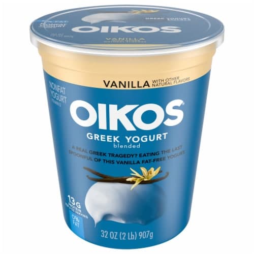 Oikos Vanilla Nonfat Blended Greek Yogurt