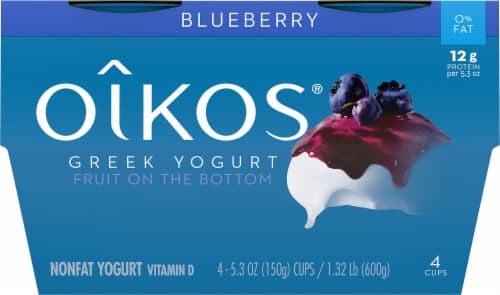 Dannon Oikos Nonfat Yogurt Blueberry