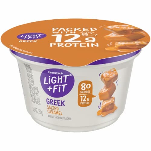 Light & Fit Salted Caramel Original Nonfat Greek Yogurt