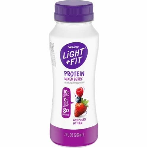 Dannon Light & Fit Yogurt Smoothie, Mixed Berry
