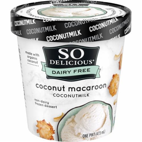 So Delicious Dairy Free Coconut Macaroon Coconutmilk Non-Dairy  Dessert