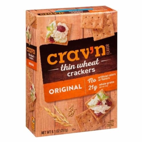 Crav'N Flavor Original Thin Wheat Crackers