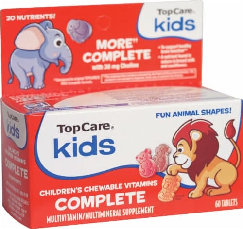 Topcare, Kids - Vitamins, Children'S, Complete, Chewable, Tablets