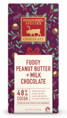 Endangered Species Caribou Peanut Butter Milk Chocolate Bar