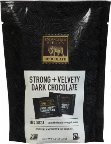 Fair Trade Dark Chocolate Bites, 88% Cocoa