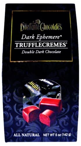 Dilettante Chocolates Dark Ephemere Truffle Cremes Double Dark Chocolate