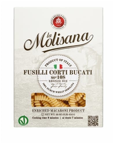 La Molisana Pasta Fusilli Corti Bucati 