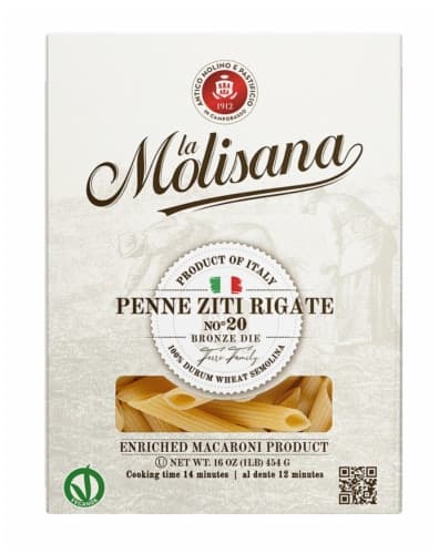 La Molisana Pasta Penne Ziti Rigate 20B