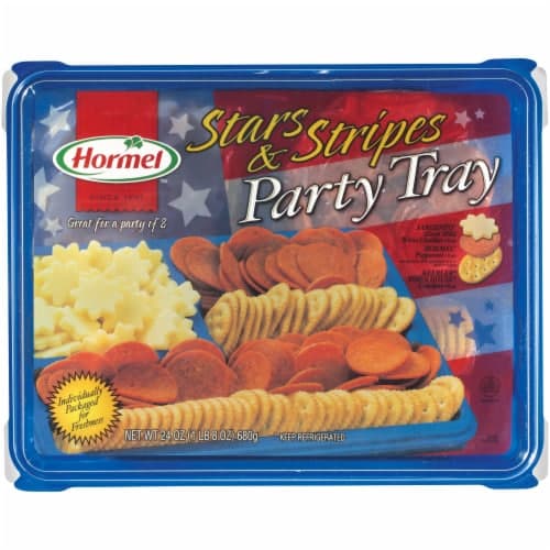 Hormel Stars & Stripes Party Tray. Container