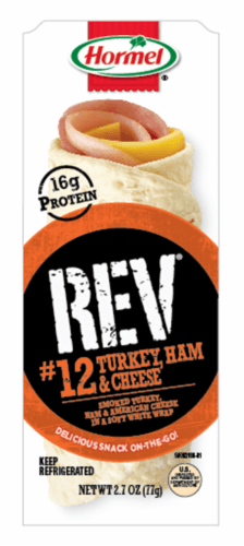 Rev Snack-On-The-Go, No. 12 Turkey, Ham & Cheese