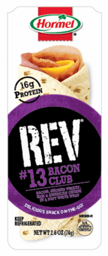 Hormel Rev Bacon Club Wraps 4- Tray