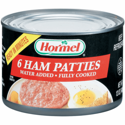 Hormel Ham Patties Water Added
