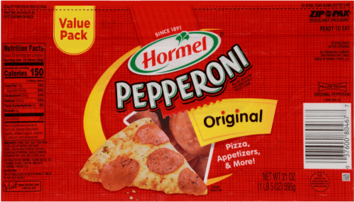 Hormel Pepperoni, Original, 1-1/2 Pound Value