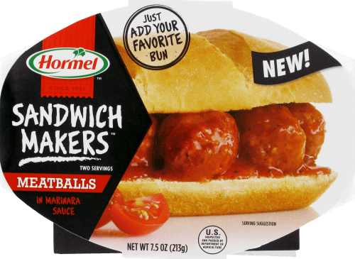 Hormel Sandwich Makers Meatballs, In Marinara Sauce