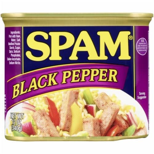 Spam Black Pepper Canned Meat