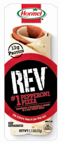 Hormel Rev #1 Pepperoni Pizza Wrap Snack On-The-Go