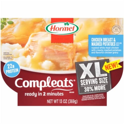 Hormel Compleats Chicken Breast & Mashed Potato, With Gravy, Xl Portion