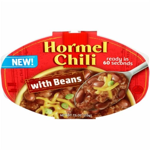 Hormel Chili With Beans Microwavable Tray