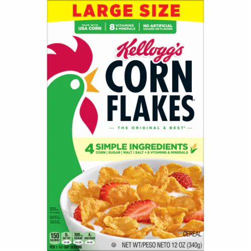 Kellogg'S Corn Flakes Cereal - Low Fodmap Certified