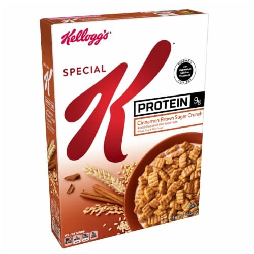 Special K Cereal Breakfast Cereal, Cinnamon Brown Sugar Crunch, Good Source Of Protein