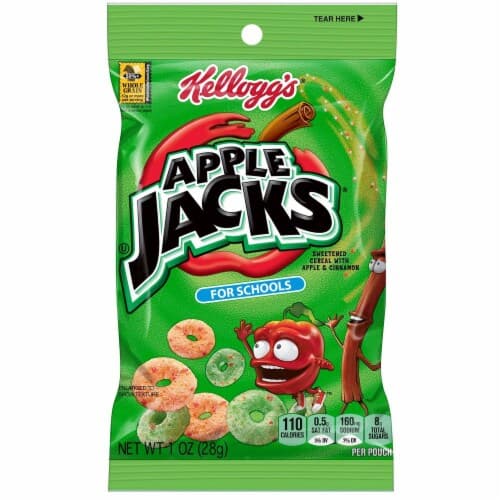 Kellogg'S Apple Jacks For Schools Bag Cereal
