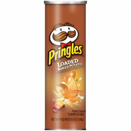 Pringles Salty Snacks Potato Crisps Chips, Loaded Baked Potato Flavored