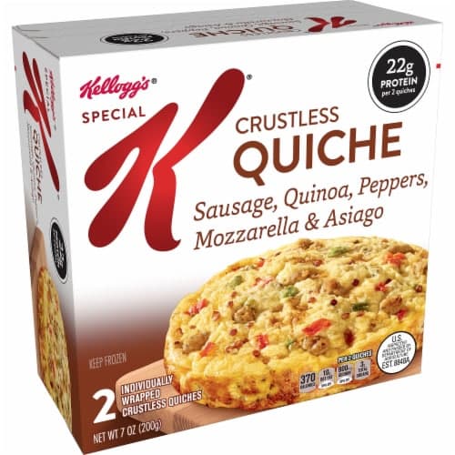 Special K Quiche, Crustless