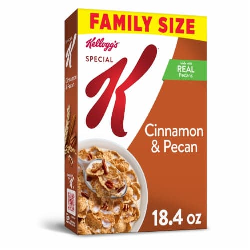 Special K Cereal, Cinnamon & Pecan, Family Size