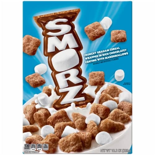 Smorz Cereal Breakfast Cereal, Flavors Of Graham Crackers, Chocolate And Marshmallows