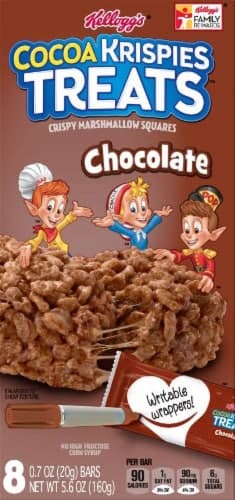 Cocoa Krispies Treats Chocolate Crispy Marshmallow Squares