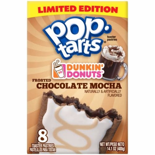 Pop Tarts Toaster Pastries, Dunkin' Donuts Chocolate Mocha, Frosted