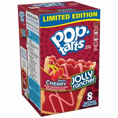 Pop-Tarts Toaster Pastries Breakfast Toaster Pastries, Frosted Jolly Rancher Cherry Flavored