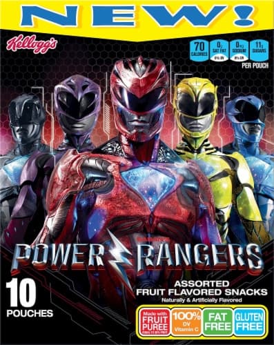 Kellogg'S Saban'S Power Rangers Assorted Fruit Flavored Snacks