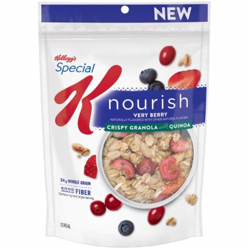 Special K Nourish Granola, Crispy, With Quinoa, Very Berry